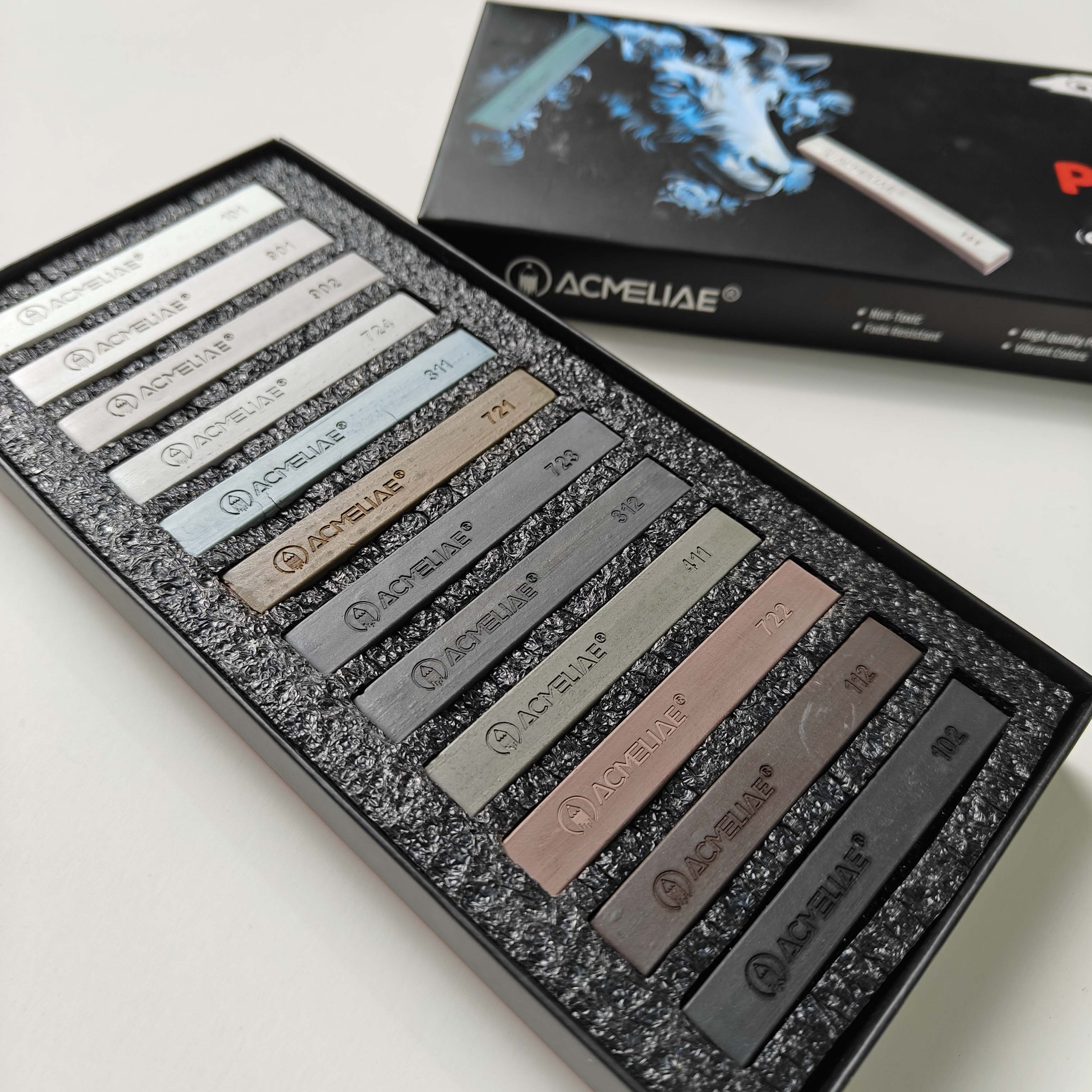 ACMELIAE SPG-12 Color Soft Pastel(Grey Tones) details Picture