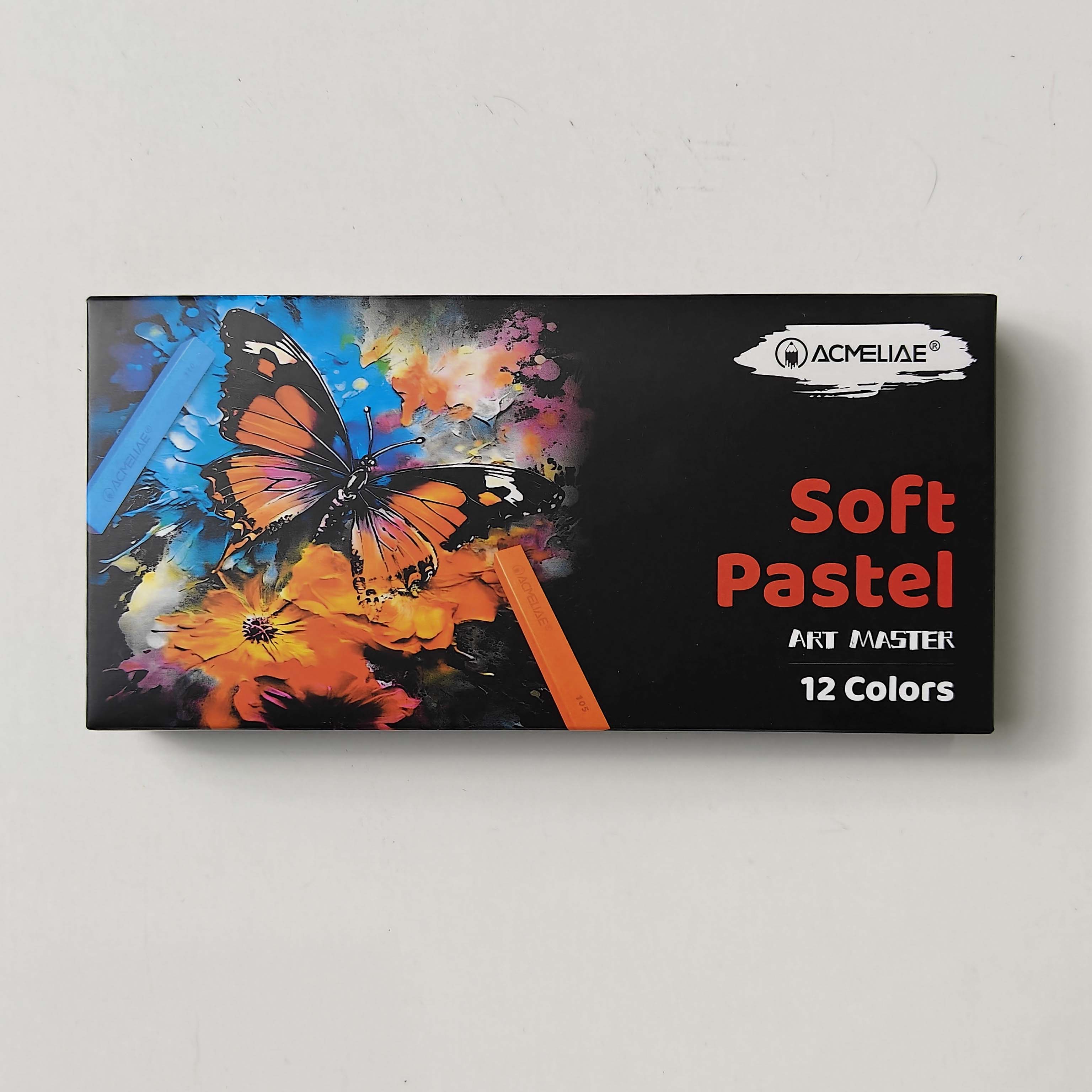 ACMELIAE 色粉棒经典12色手工折盒款画笔粉化棒SPC-12产品图