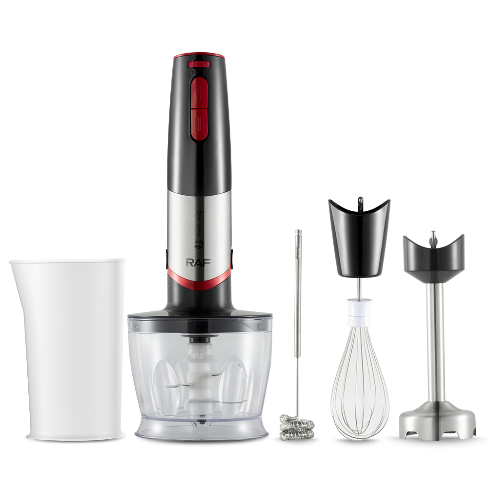 RAF European standard electric handheld blender, five-in-one juicer, egg beater, mixer and household cooking stick R.337 pic 6