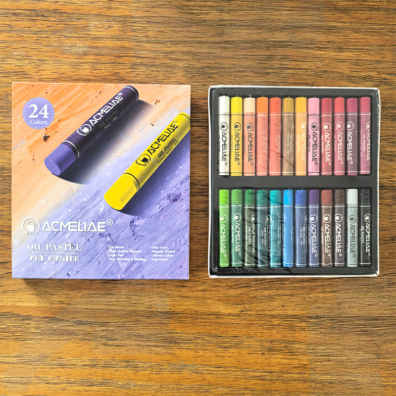 ACMELIAE 24 Color Oil Pastel details Picture
