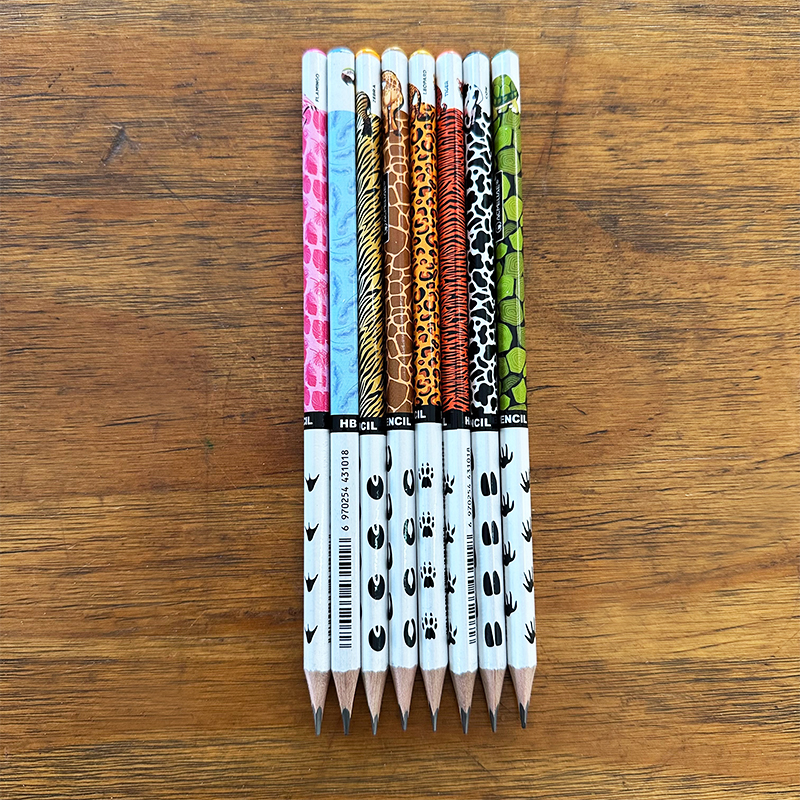 ACMELIAE 8 PCS HB pencil sharpened/ zoo series details Picture