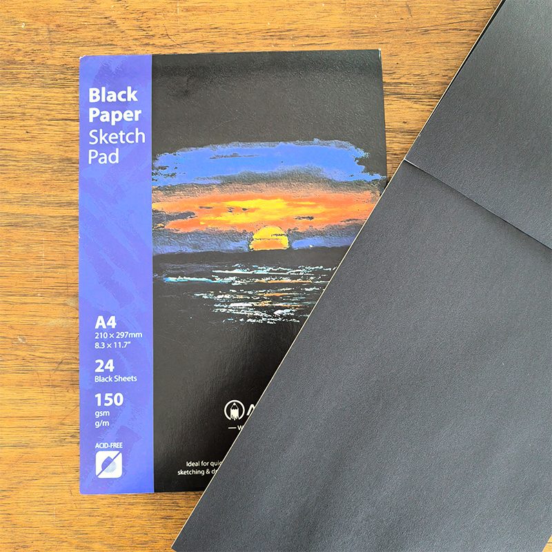 ACMELIAE Black Paper Sketch Pad(A4)详情2