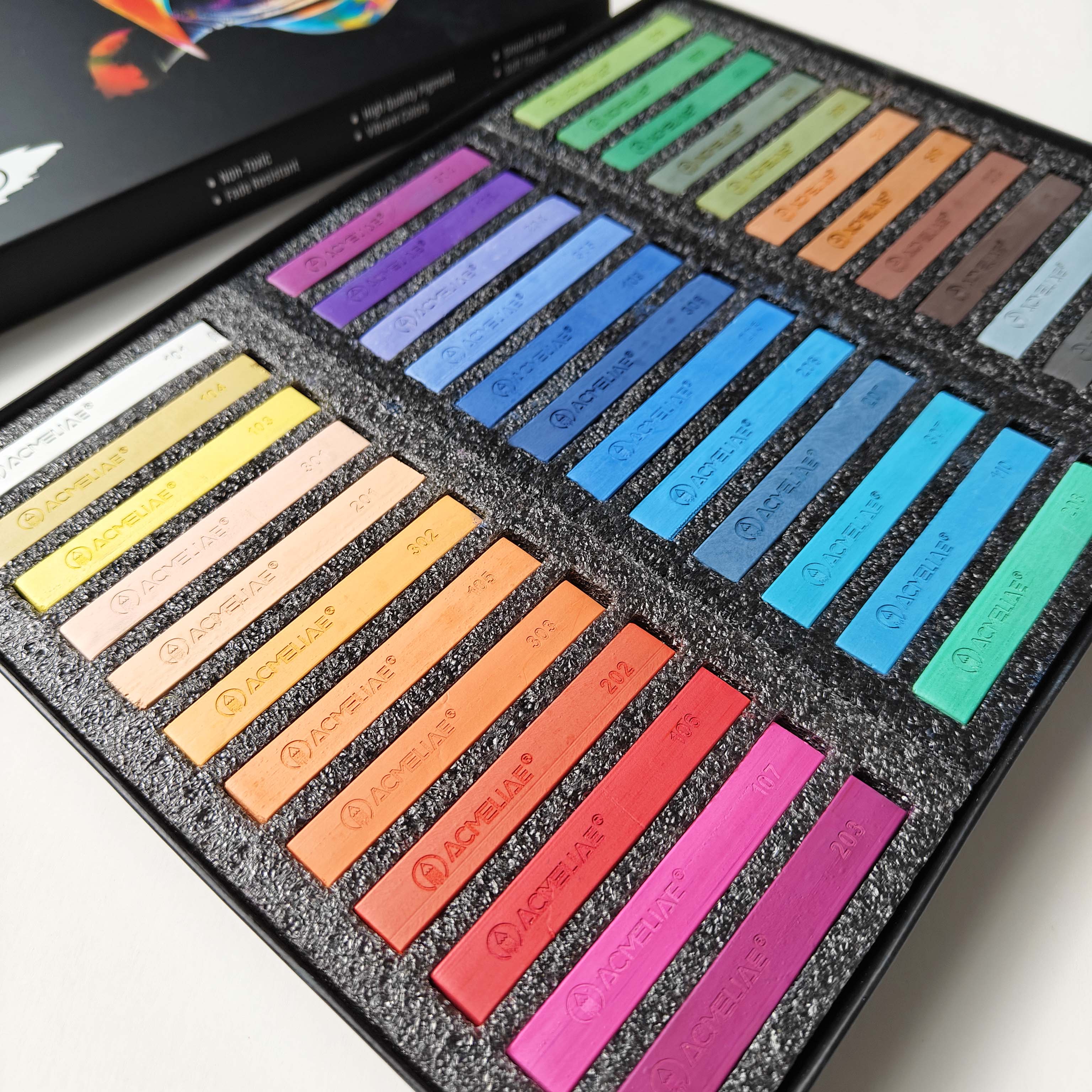 36 Color Soft Pastel Art Drawing ACMELIAE SPC-36 thumbnail