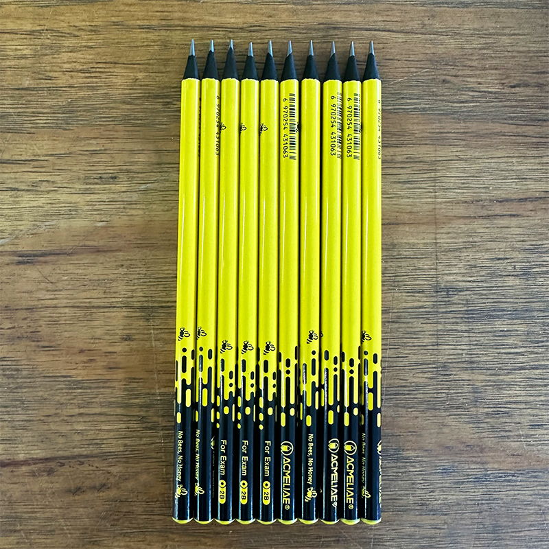 ACMELIAE 10 PCS 2B pencil sharpened/ bee series details Picture