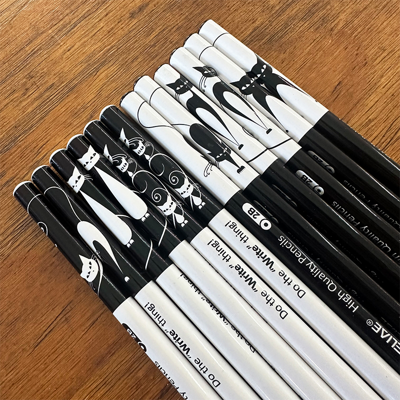 ACMELIAE 12 PCS 2B pencil sharpened/cat series Specification drawing