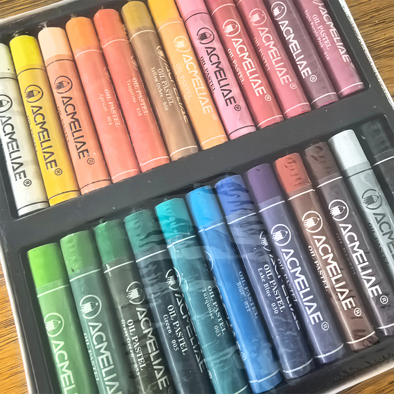 ACMELIAE 36 Color Oil Pastel Specification drawing