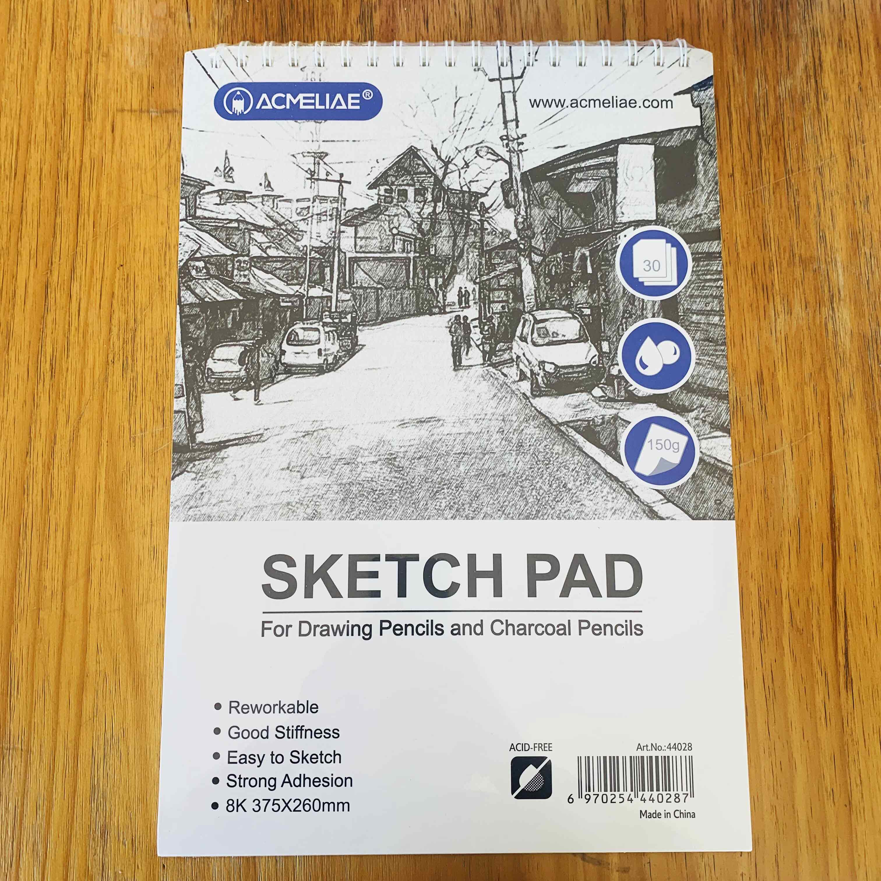 ACMELIAE 44028 Sketch Pad, 8K:375x260mm full figure