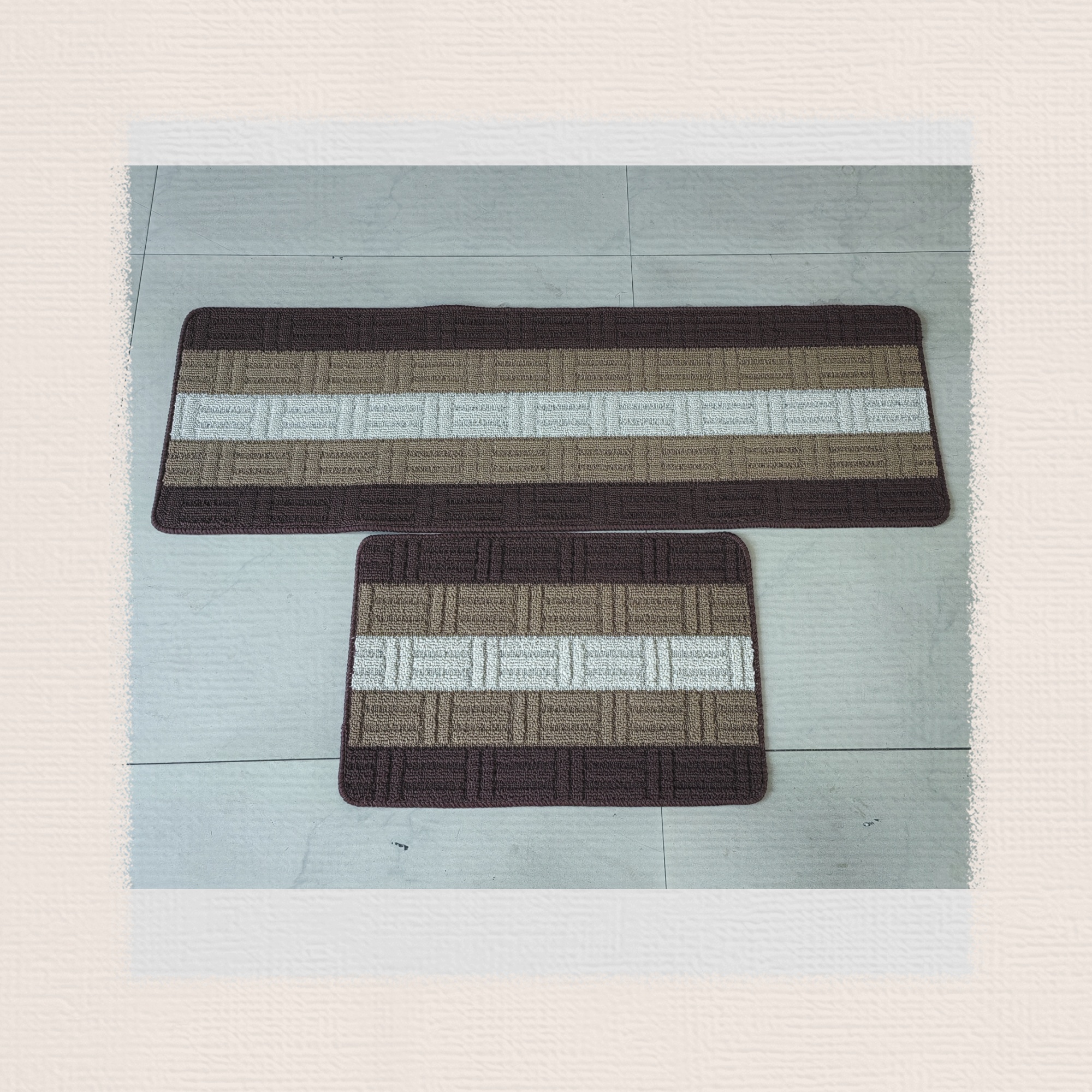 New TPR polypropylene jacquard carpet anti-slip mat, kitchen mat, floor mat, door mat, living room mat, bed mat, size 38*58/38*118 details Picture