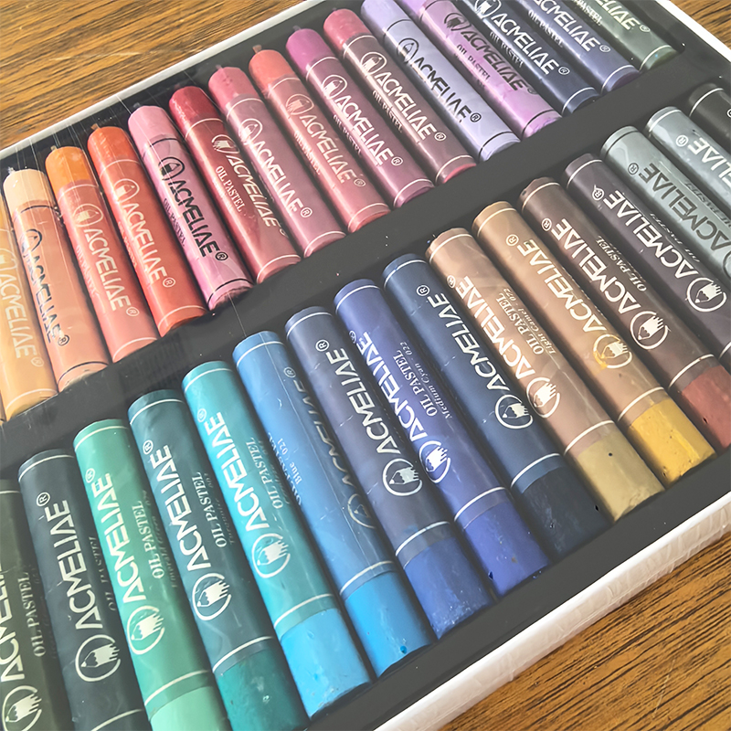 ACMELIAE 24 Color Oil Pastel Specification drawing