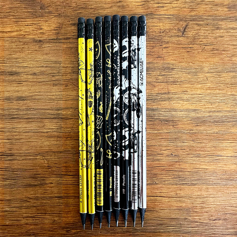 ACMELIAE 48 PCS HB black warrior pencil sharpened/PET tube details Picture