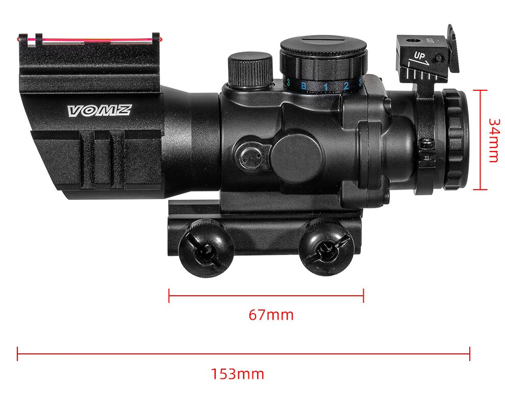 710087 火狼 VOMZ 4X32CB 丰字海螺ACOG 全息十字分化瞄准镜海螺镜瞄准器详情7