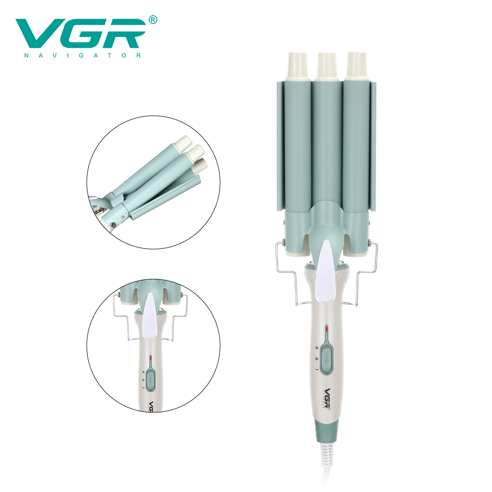 VGR595 Constant Temperature water corrugated Egg Roll Hair Care Device with ceramic coating and negative ion hair care details Picture