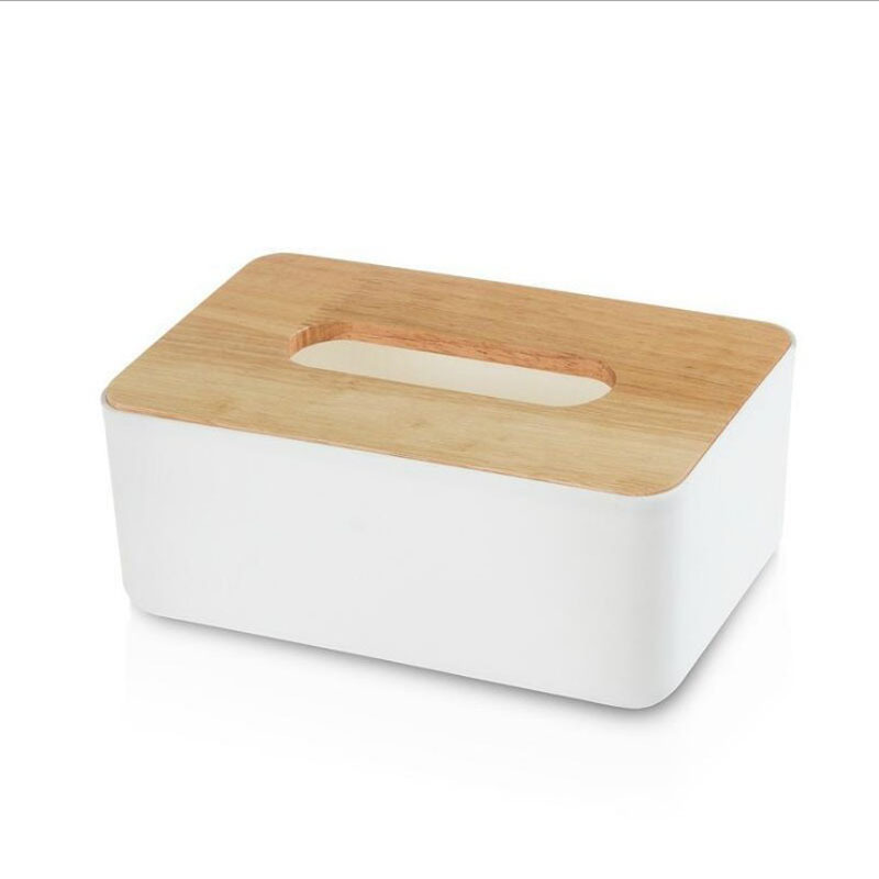 Japanese-style household items: desktop tissue box, wooden tissue box, bathroom car plastic napkin tissue storage box detail image 7