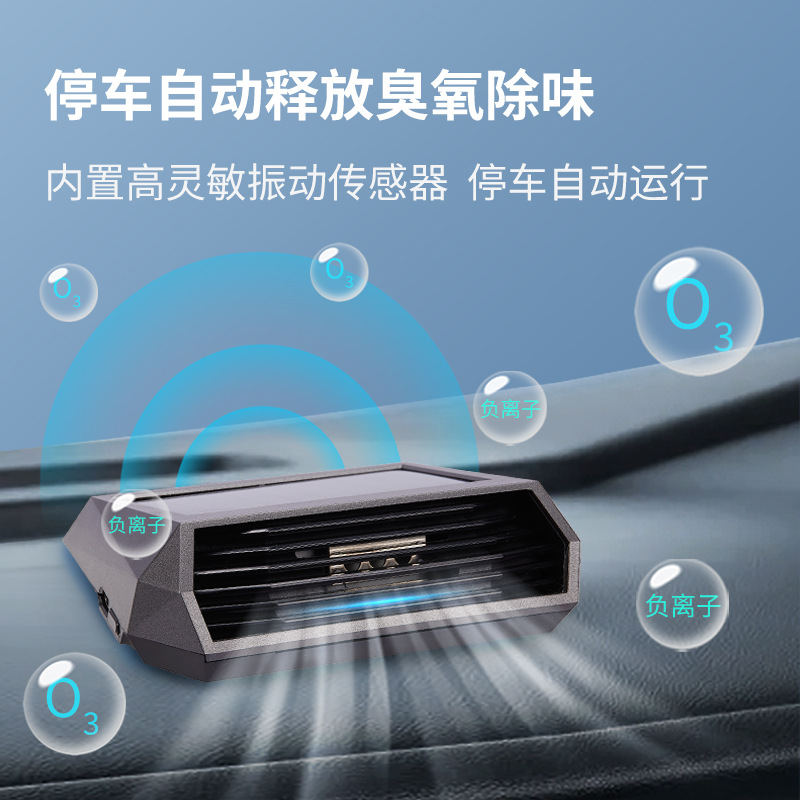 Auto solar purificación de aire desodorador ozono anion auto eliminación de olores purificador de formaldehído purificador de aire Application Scenario