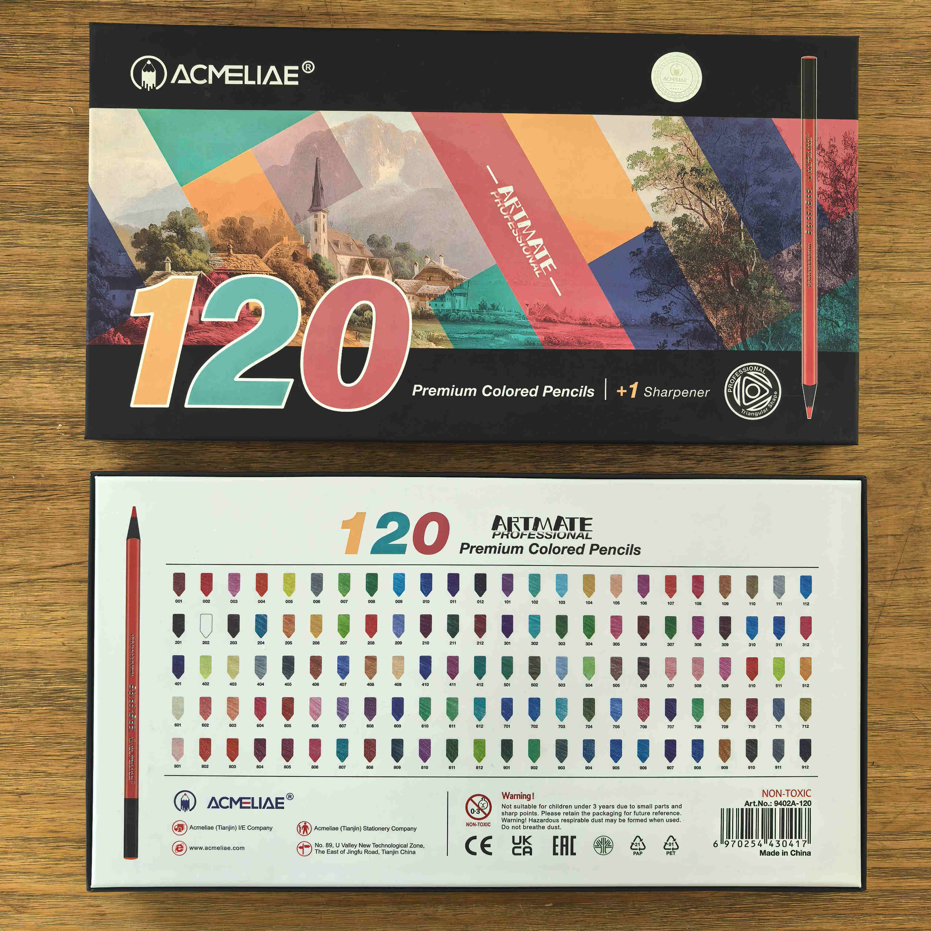 ACMELIAE 120 Color Pencil-Master Series details Picture