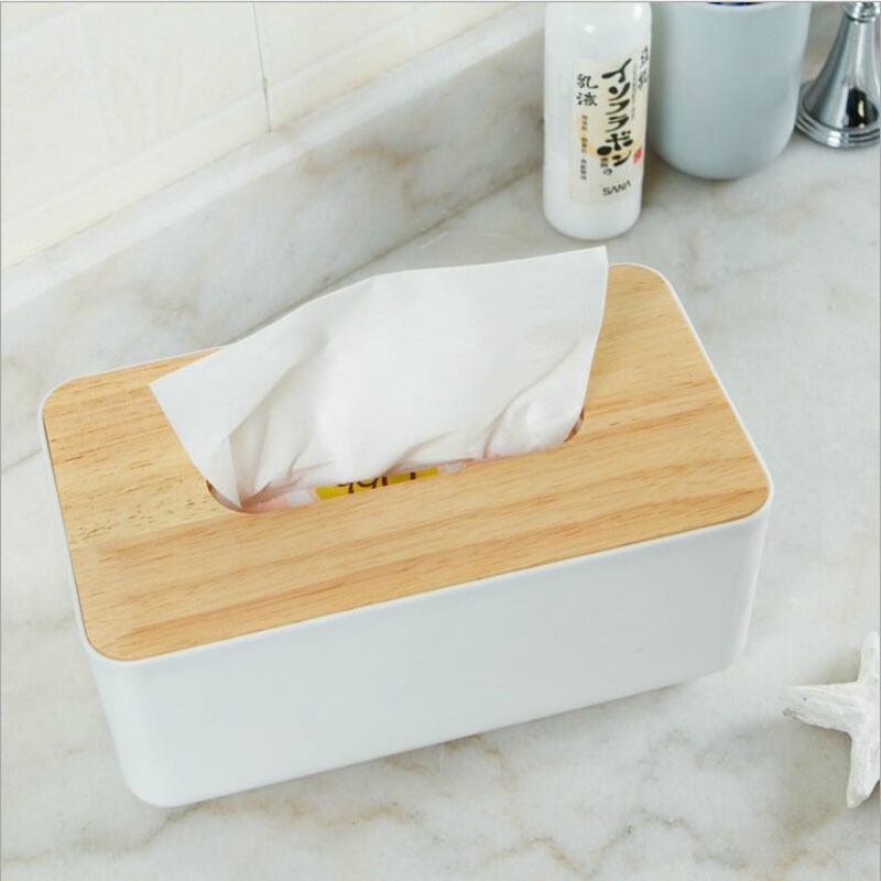 Japanese-style household items: desktop tissue box, wooden tissue box, bathroom car plastic napkin tissue storage box detail image 10