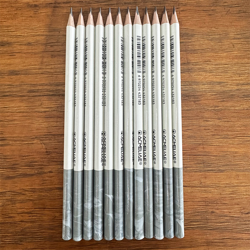 ACMELIAE 43219 12 PCS HB Ink Painting Pencil details Picture
