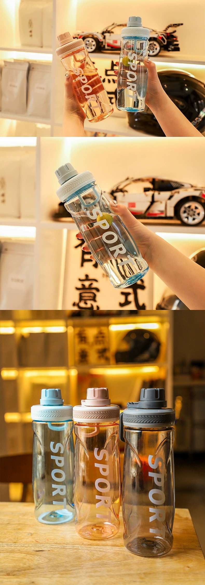 H164-HY008户外运动水壶健身随手男女耐高温水杯批发塑料学生便携详情图11
