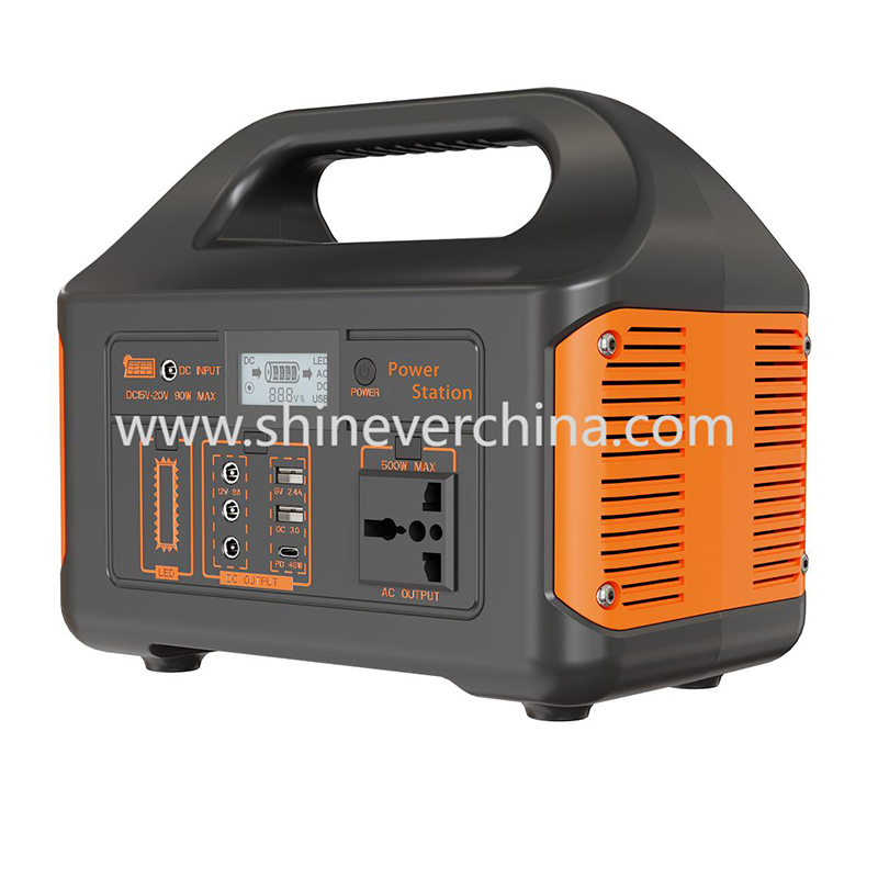 Shinever 户外家用便携式储能电源小功率蓄电池 500W Protable Power Station细节图