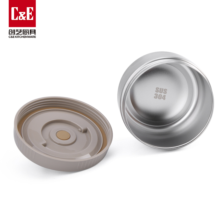 C&E Creative Vacuum pot 2.2L large capacity insulated box, multi-functional insulated pot, stainless steel insulated bucket, kitchenware, household pic 12