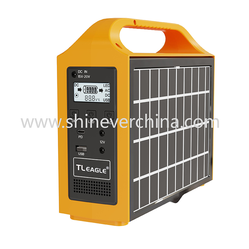 Shinever 户外家用便携式储能电源 太阳能板一体蓄电池 500W Protable Power Station