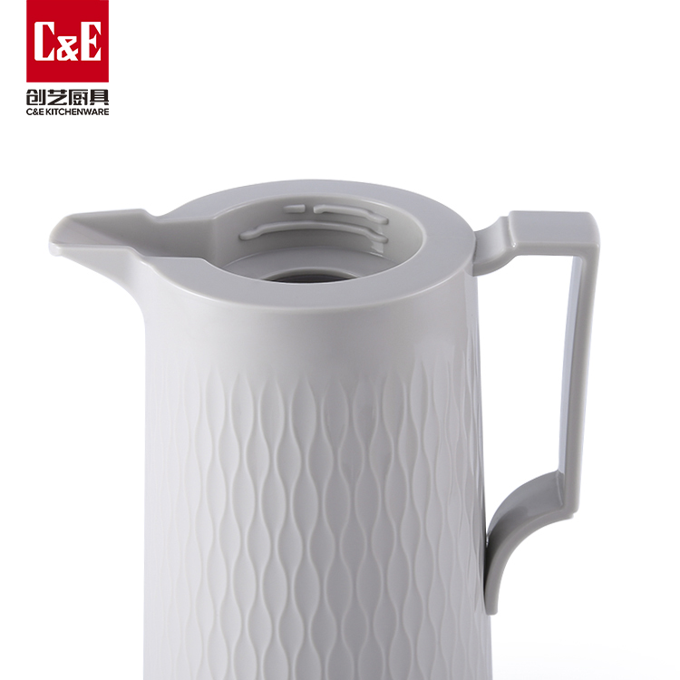 C&E创艺新款高颜值水壶玻璃内胆保温壶厨房用品家用酒店餐厅饭店详情9