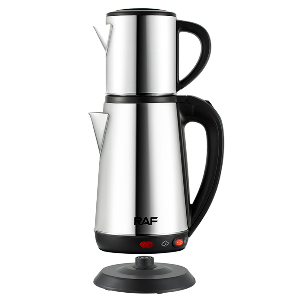 RAF欧规家用双层不锈钢热水壶土耳其子母壶大容量1.8L+0.8L茶壶 R.7965详情11
