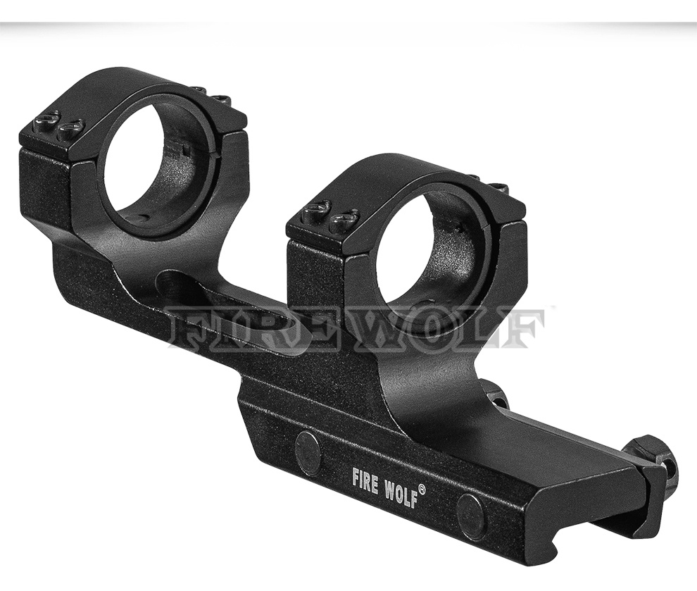 41053 火狼新款30MM连体瞄夹瞄准镜支架红点全息带内圈25.4MM/30MM通用详情7