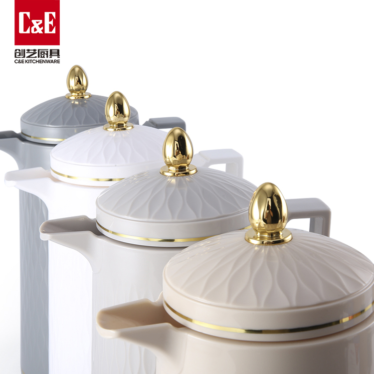 C&E创艺新款高颜值水壶玻璃内胆保温壶厨房用品家用酒店餐厅饭店详情6