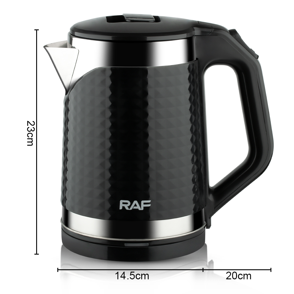 RAF European standard cross-border electric kettle, quick boiling kettle, 304 stainless steel hot kettle, electric kettle, high power 2LR.7875 pic 3