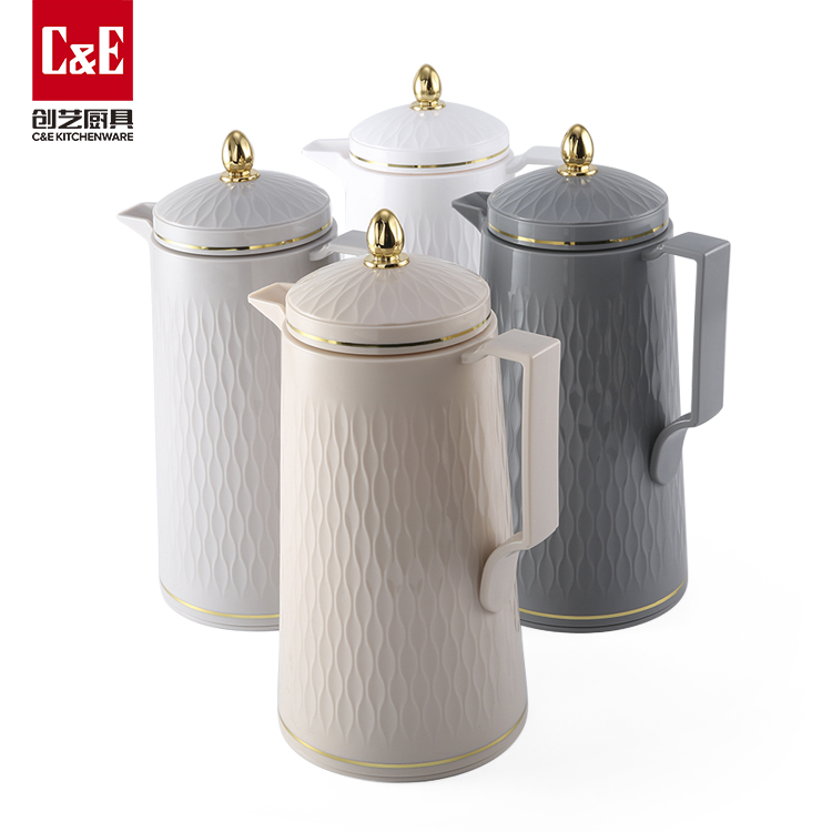C&E创艺新款高颜值水壶玻璃内胆保温壶厨房用品家用酒店餐厅饭店详情3