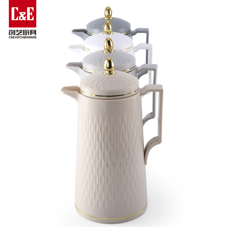 C&E创艺新款高颜值水壶玻璃内胆保温壶厨房用品家用酒店餐厅饭店详情4