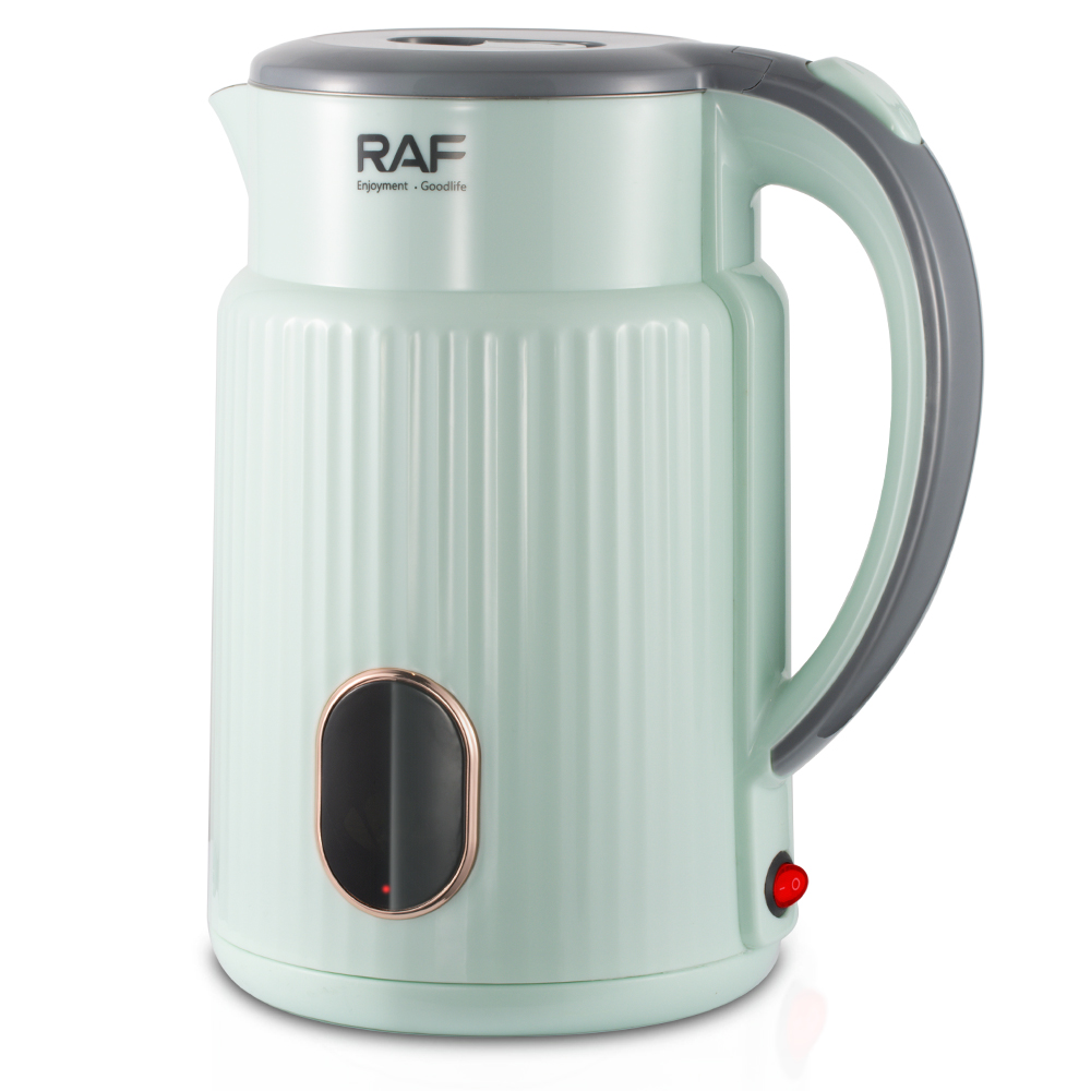 RAF European standard cross-border electric kettle, household insulated kettle, 1.8L, automatic power-off, large-capacity kettle, visible R.7966 Item Picture