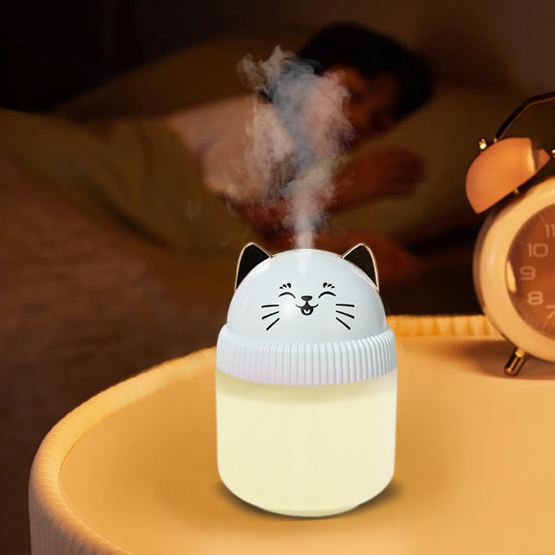 加湿器/车载香薰机/汽车香薰机/大容量加湿器/4L加湿器白底实物图