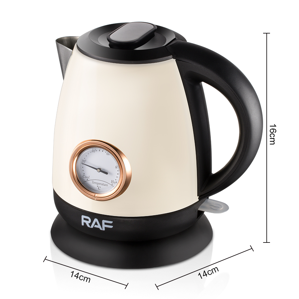 RAF European standard wholesale 1L stainless steel inner pot electric kettle, quick pot heating household automatic power-off boiling kettle R.7991 pic 3
