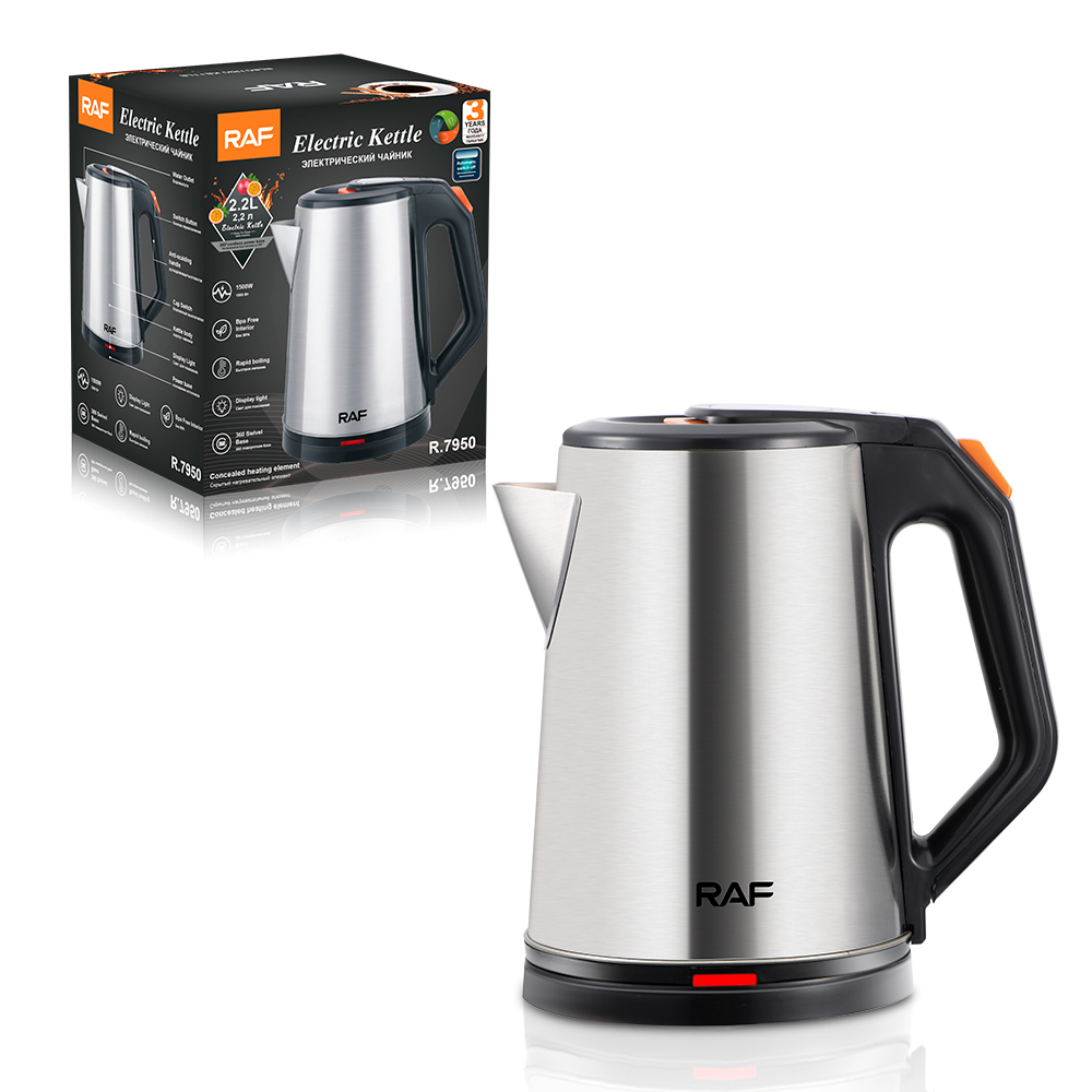 RAF European-style stainless steel electric kettle manufacturer, electric kettle, boiling kettle, automatic power-off 2.2LR.7950 details Picture