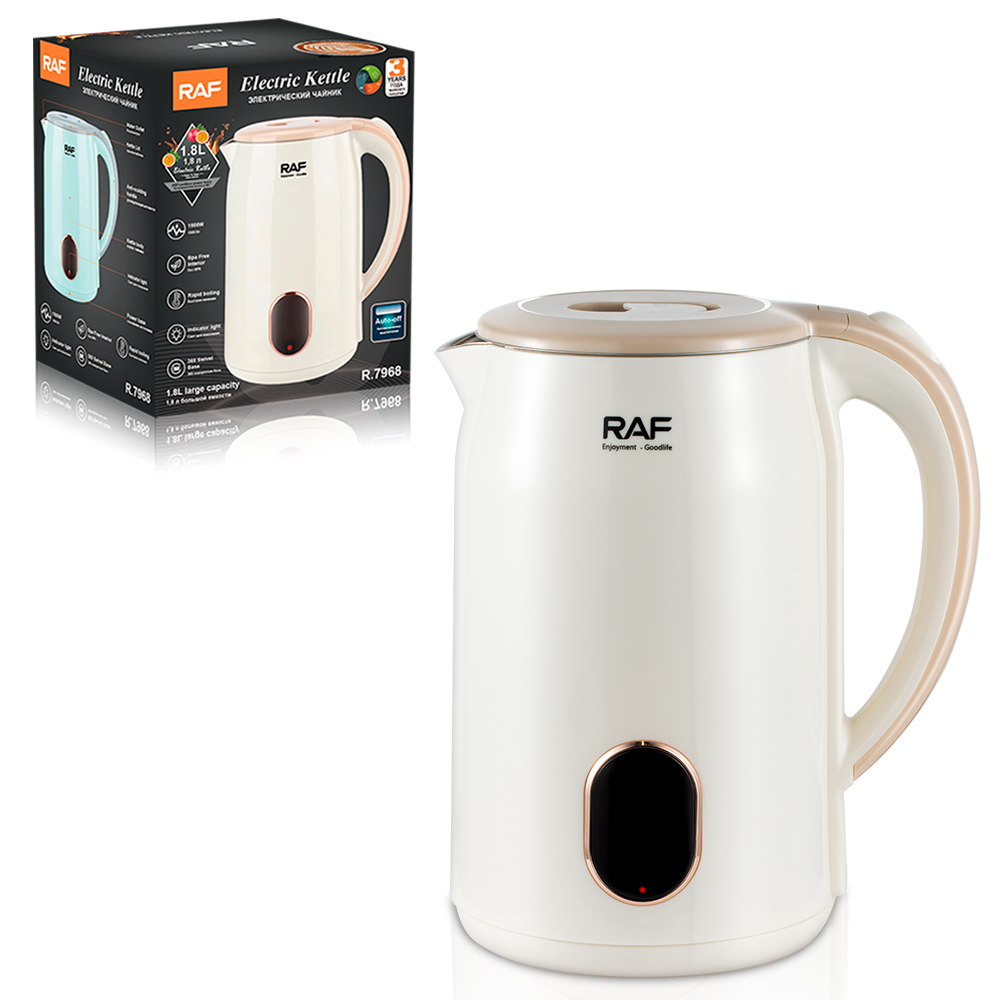 RAF European standard cross-border electric kettle, household insulated kettle, 1.8L automatic power-off, large-capacity kettle R.7968 details Picture
