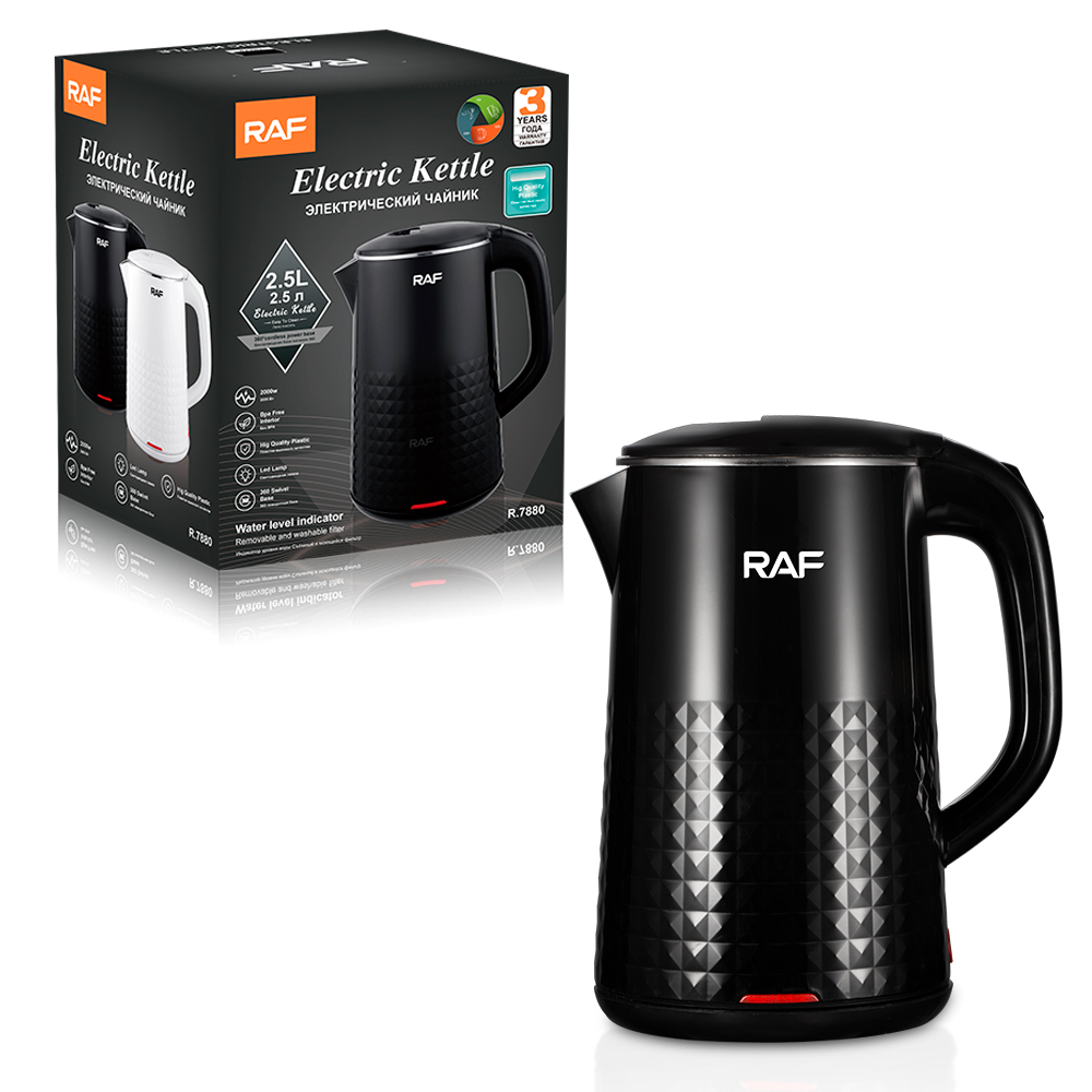 RAF European standard cross-border electric kettle, household automatic power-off quick kettle, anti-scald large capacity 2.5L kettle, R.7880 Specification image