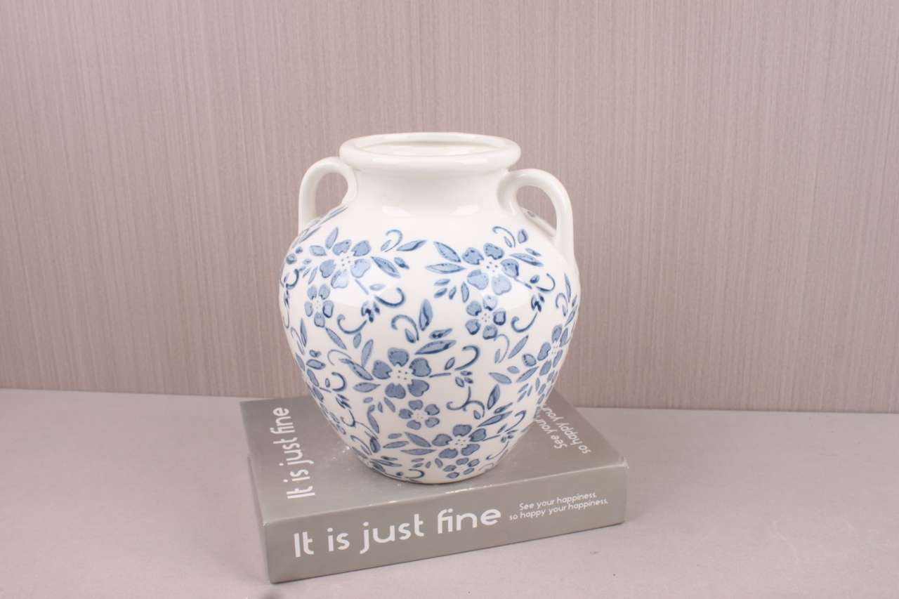 Blue and white porcelain vases for home decoration and home ornaments details Picture