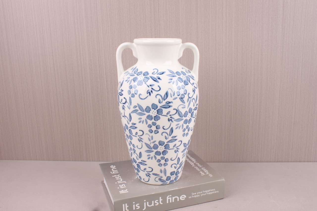 Blue and white porcelain vases for home decoration and home ornaments detail image 4