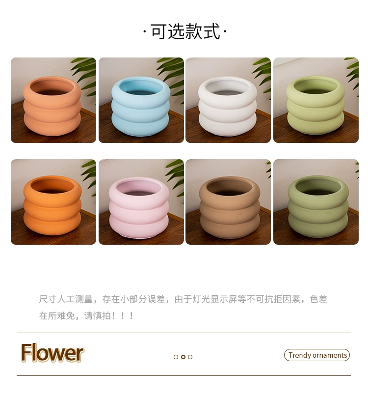 Home decoration with popular tire flowerpots detail image 5