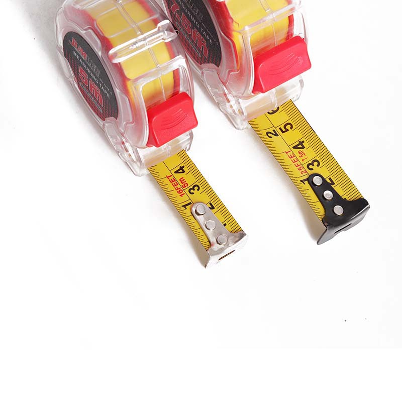 JUMLEE transparent tape measure 3m, 5m, 7.5m stainless steel tape measure thickened, wear-resistant and shock-resistant meter ruler box, high precision and high quality Application Scenario