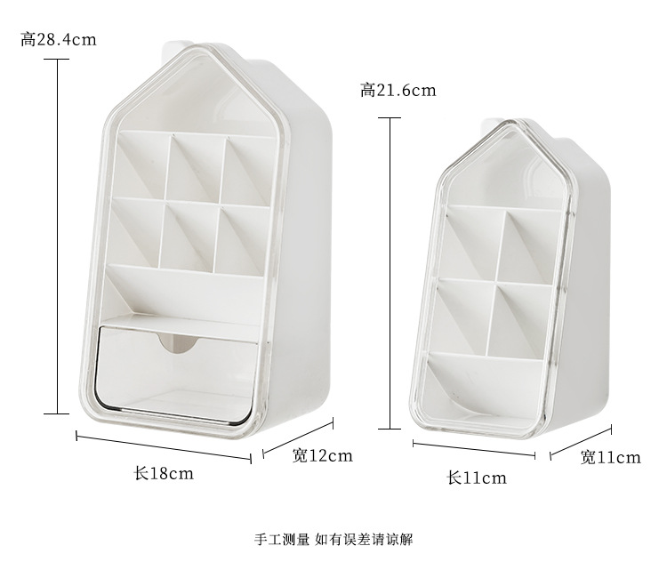 Q35-QY7169大房子斜插式收纳盒创意房子笔筒办公室桌面收纳盒详情图9