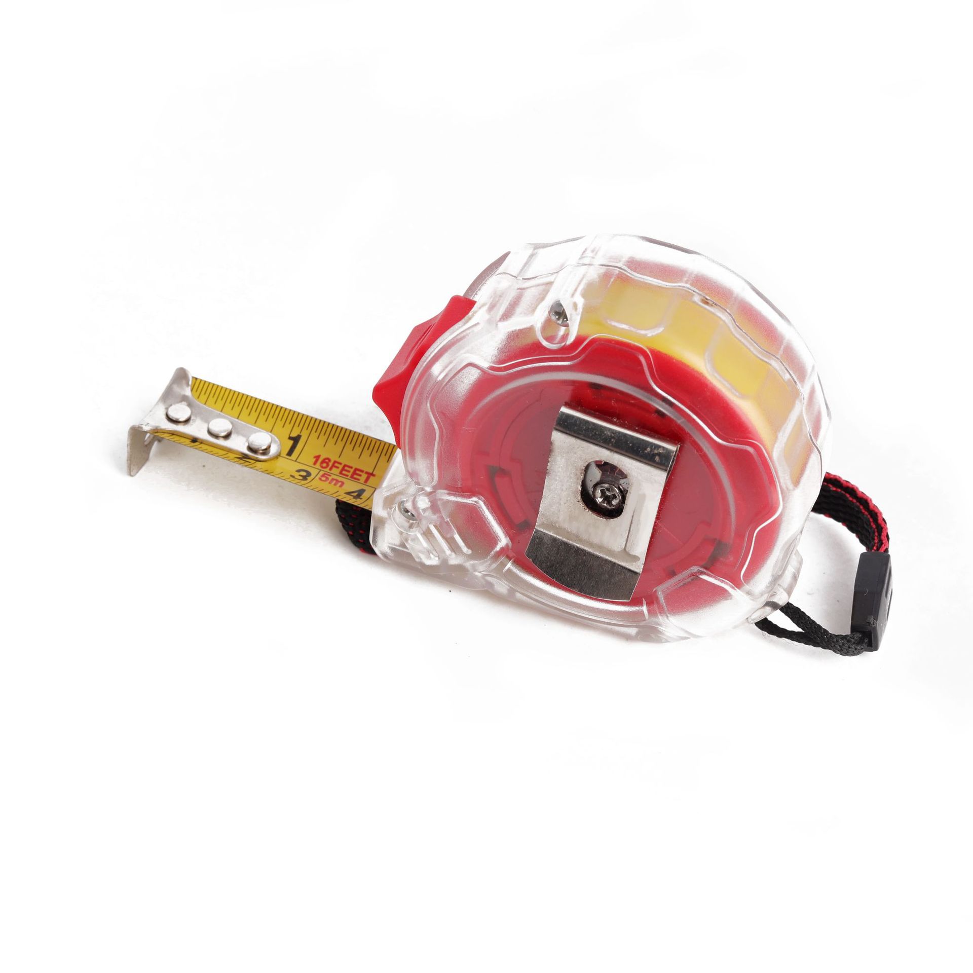 JUMLEE transparent tape measure 3m, 5m, 7.5m stainless steel tape measure thickened, wear-resistant and shock-resistant meter ruler box, high precision and high quality