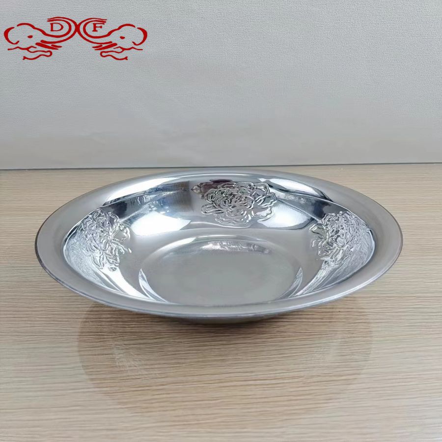 DF99148 stainless steel non-magnetic inverted edge washbasin with deepened and thickened printing, multi-purpose kitchen basin, DF TRADINGHOUSE details Picture