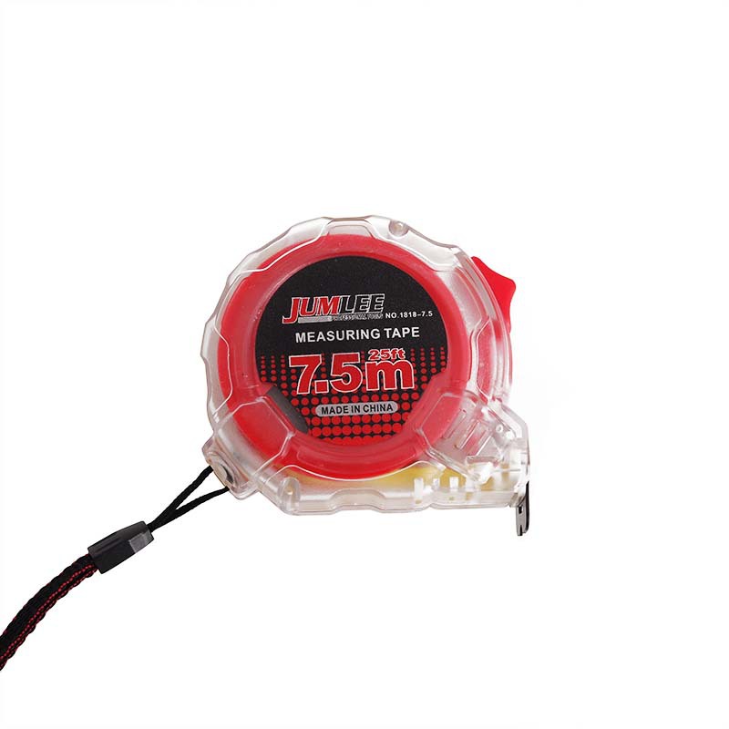 JUMLEE transparent tape measure 3m, 5m, 7.5m stainless steel tape measure thickened, wear-resistant and shock-resistant meter ruler box, high precision and high quality Specification image