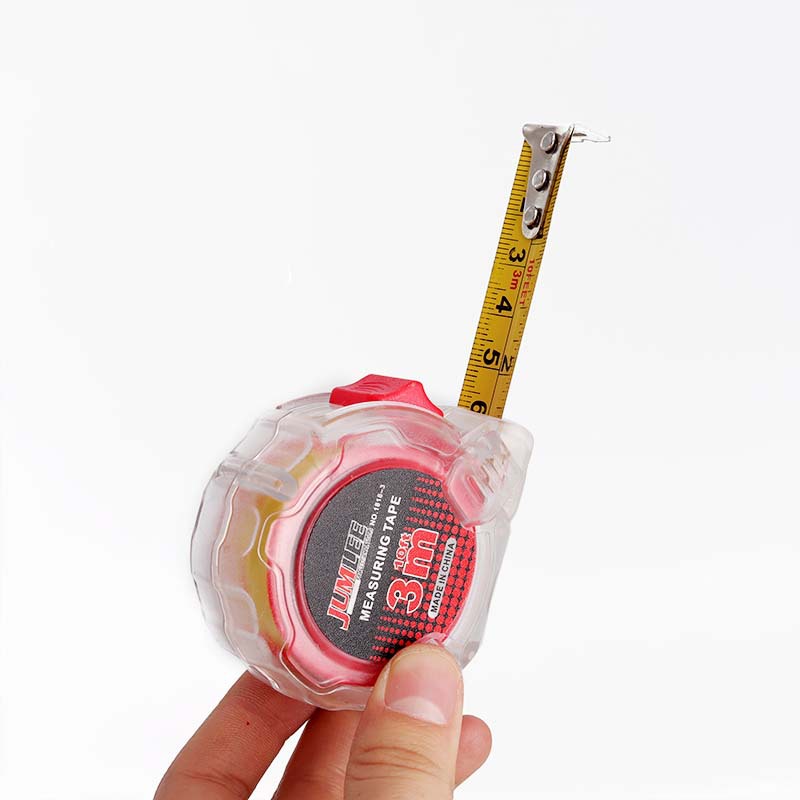 JUMLEE transparent tape measure 3m, 5m, 7.5m stainless steel tape measure thickened, wear-resistant and shock-resistant meter ruler box, high precision and high quality details Picture