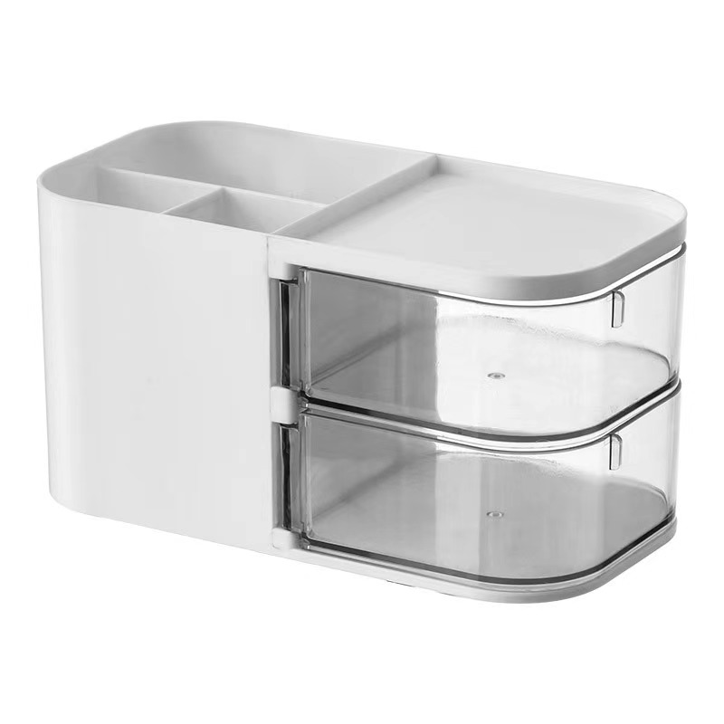 Q35-QY7167 slanting pen holder storage box, student desk, stationery and sundries rack, office drawer type Application Scenario