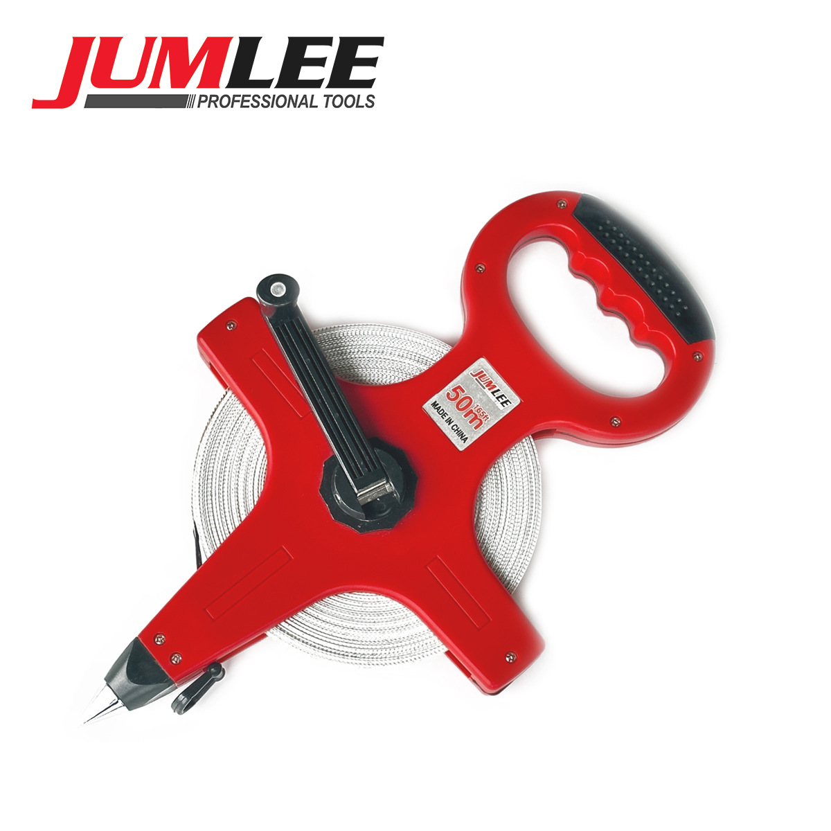 JUMLEE long steel tape measure, high-precision steel frame measure, frame-type steel tape measure, large tape measure, construction tape measure, 50 meters, 100 meters pic 2