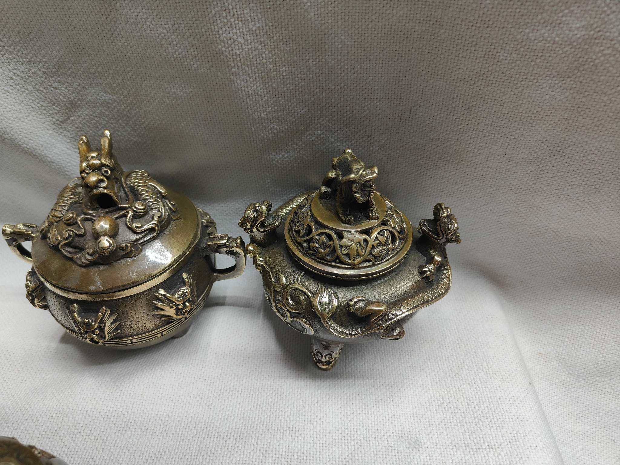 精致工艺品礼品摆件 仿古铜器薰香炉创意装饰品家居装饰摆设 其他装饰摆件艺术品收藏品